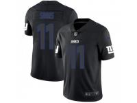 Limited Men's Phil Simms New York Giants Nike Jersey - Black Impact Vapor Untouchable