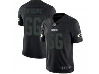 Limited Men's Ray Nitschke Green Bay Packers Nike Jersey - Black Impact Vapor Untouchable