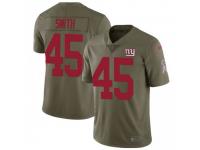 Limited Men's Rod Smith New York Giants Nike 2017 Salute to Service Jersey - Green