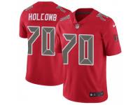 Limited Men's Ruben Holcomb Tampa Bay Buccaneers Nike Color Rush Jersey - Red