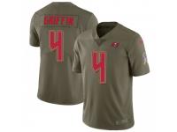 Limited Men's Ryan Griffin Tampa Bay Buccaneers Nike 2017 Salute to Service Jersey - Green