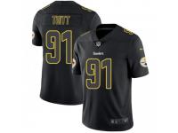 Limited Men's Stephon Tuitt Pittsburgh Steelers Nike Jersey - Black Impact Vapor Untouchable