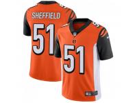 Limited Men's Sterling Sheffield Cincinnati Bengals Nike Vapor Untouchable Jersey - Orange