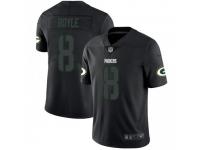 Limited Men's Tim Boyle Green Bay Packers Nike Jersey - Black Impact Vapor Untouchable