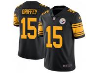 Limited Men's Trey Griffey Pittsburgh Steelers Nike Color Rush Jersey - Black