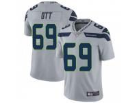 Limited Men's Tyler Ott Seattle Seahawks Nike Alternate Vapor Untouchable Jersey - Gray