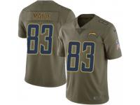 Limited Men's Vince Mayle Los Angeles Chargers Nike 2017 Salute to Service Jersey - Green