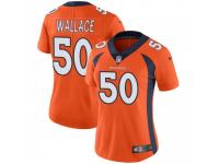 Limited Women's Aaron Wallace Denver Broncos Nike Team Color Vapor Untouchable Jersey - Orange
