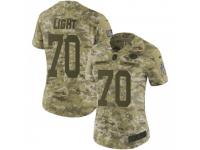 Limited Women's Alex Light Green Bay Packers Nike 2018 Salute to Service Jersey - Camo