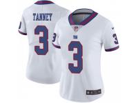 Limited Women's Alex Tanney New York Giants Nike Color Rush Jersey - White