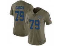 Limited Women's Antonio Garcia Indianapolis Colts Nike 2017 Salute to Service Jersey - Green