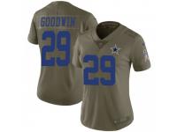 Limited Women's C.J. Goodwin Dallas Cowboys Nike 2017 Salute to Service Jersey - Green