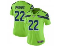 Limited Women's C.J. Prosise Seattle Seahawks Nike Color Rush Neon Jersey - Green