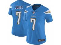 Limited Women's Cardale Jones Los Angeles Chargers Nike Powder Vapor Untouchable Alternate Jersey - Blue