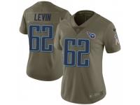 Limited Women's Corey Levin Tennessee Titans Nike 2017 Salute to Service Jersey - Green