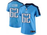 Limited Women's Corey Levin Tennessee Titans Nike Color Rush Jersey - Light Blue