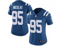 Limited Women's Dadi Nicolas Indianapolis Colts Nike Team Color Vapor Untouchable Jersey - Royal