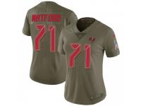 Limited Women's Earl Watford Tampa Bay Buccaneers Nike 2017 Salute to Service Jersey - Green