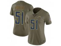 Limited Women's Emeke Egbule Los Angeles Chargers Nike 2017 Salute to Service Jersey - Green