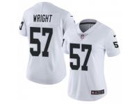 Limited Women's Gabe Wright Oakland Raiders Nike Vapor Untouchable Jersey - White