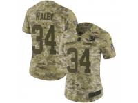 Limited Women's Grant Haley New York Giants Nike 2018 Salute to Service Jersey - Camo
