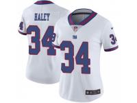 Limited Women's Grant Haley New York Giants Nike Color Rush Jersey - White