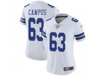 Limited Women's Jake Campos Dallas Cowboys Nike Vapor Untouchable Jersey - White