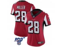 Limited Women's Jordan Miller Atlanta Falcons Nike 100th Vapor Jersey - Red