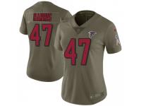 Limited Women's Josh Harris Atlanta Falcons Nike 2017 Salute to Service Jersey - Green