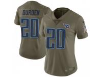 Limited Women's Kenneth Durden Tennessee Titans Nike 2017 Salute to Service Jersey - Green