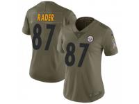 Limited Women's Kevin Rader Pittsburgh Steelers Nike 2017 Salute to Service Jersey - Green