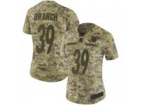 Limited Women's Marcelis Branch Pittsburgh Steelers Nike 2018 Salute to Service Jersey - Camo