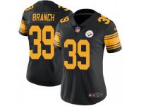 Limited Women's Marcelis Branch Pittsburgh Steelers Nike Color Rush Jersey - Black