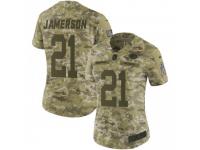 Limited Women's Natrell Jamerson Green Bay Packers Nike 2018 Salute to Service Jersey - Camo