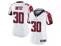 Limited Women's Ricky Ortiz Atlanta Falcons Nike Vapor Untouchable Jersey - White