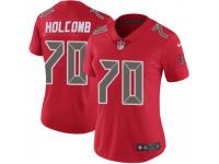 Limited Women's Ruben Holcomb Tampa Bay Buccaneers Nike Color Rush Jersey - Red