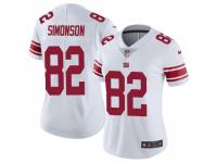 Limited Women's Scott Simonson New York Giants Nike Vapor Untouchable Jersey - White
