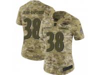 Limited Women's Stanley Jean-Baptiste Baltimore Ravens Nike 2018 Salute to Service Jersey - Camo