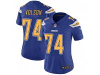 Limited Women's Tanner Volson Los Angeles Chargers Nike Color Rush Vapor Untouchable Jersey - Royal
