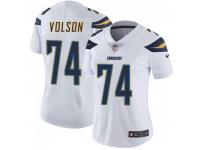 Limited Women's Tanner Volson Los Angeles Chargers Nike Vapor Untouchable Jersey - White