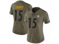 Limited Women's Trey Griffey Pittsburgh Steelers Nike 2017 Salute to Service Jersey - Green