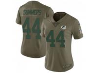 Limited Women's Ty Summers Green Bay Packers Nike 2017 Salute to Service Jersey - Green