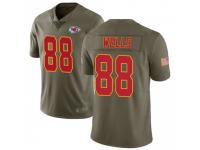 Limited Youth David Wells Kansas City Chiefs Nike 2017 Salute to Service Jersey - Green