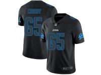 Limited Youth Tyrell Crosby Detroit Lions Nike Jersey - Black Impact Vapor Untouchable