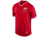 Los Angeles Angels of Anaheim Nike Cooperstown V-Neck Jersey 1.5 - Red