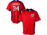 Majestic Bryce Harper Washington Nationals Cool Base Player Performance Jersey - Red