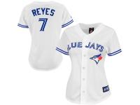 Majestic Jose Reyes Toronto Blue Jays Ladies Replica Player Jersey - White