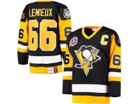Mario Lemieux Pittsburgh Penguins Mitchell & Ness 1991 - 92 Authentic Road Jersey - Black
