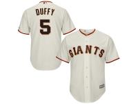 Matt Duffy San Francisco Giants Majestic Official Cool Base Player Jersey - Cream