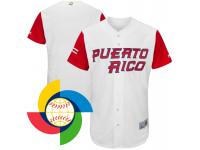 Men 2017 World Baseball Classic Puerto Rico White Authentic Team Jersey
